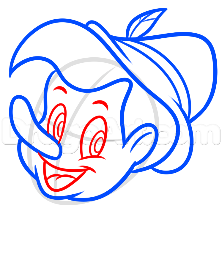 747x912 How To Draw Pinocchio Easy, Step - Pinocchio Drawing