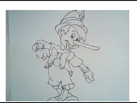 480x360 How To Draw Pinocchio - Pinocchio Drawing