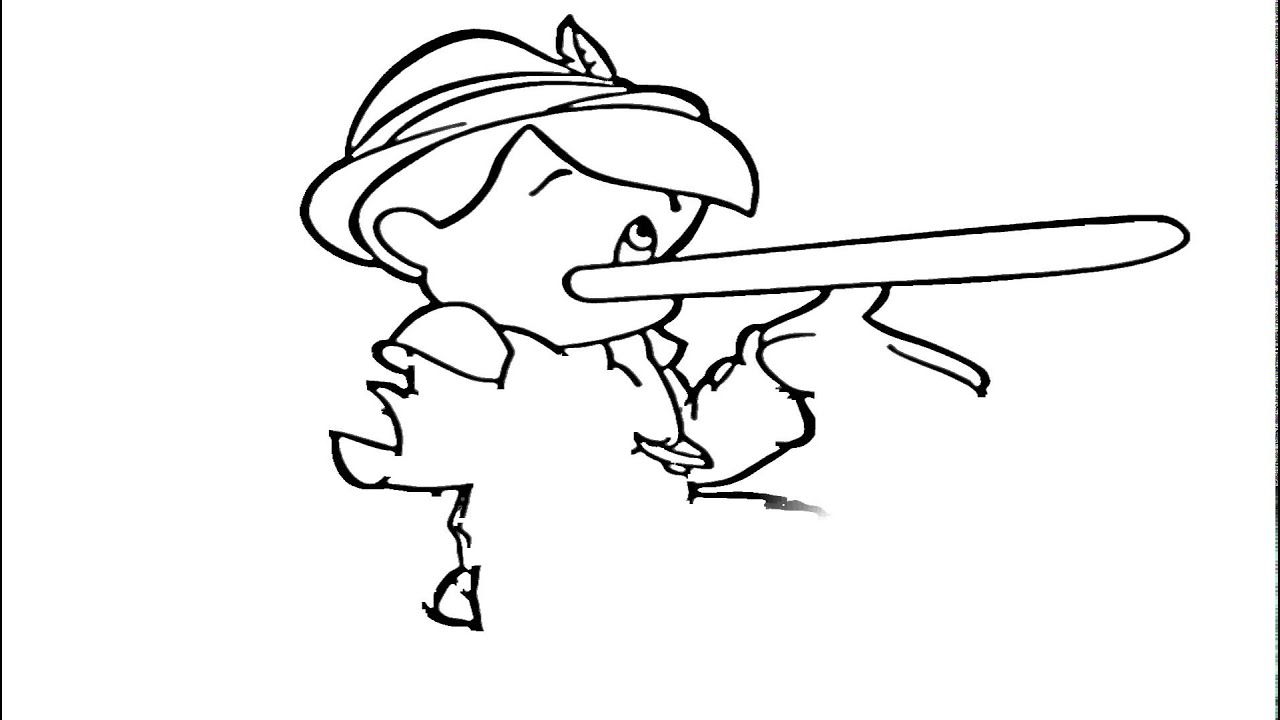 1280x720 Pinocchio - Pinocchio Drawing