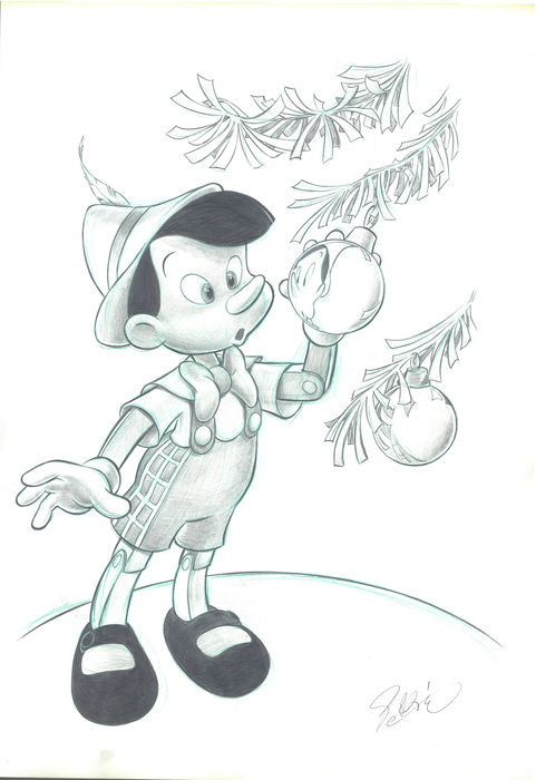 481x700 garrido, sergio - Pinocchio Drawing
