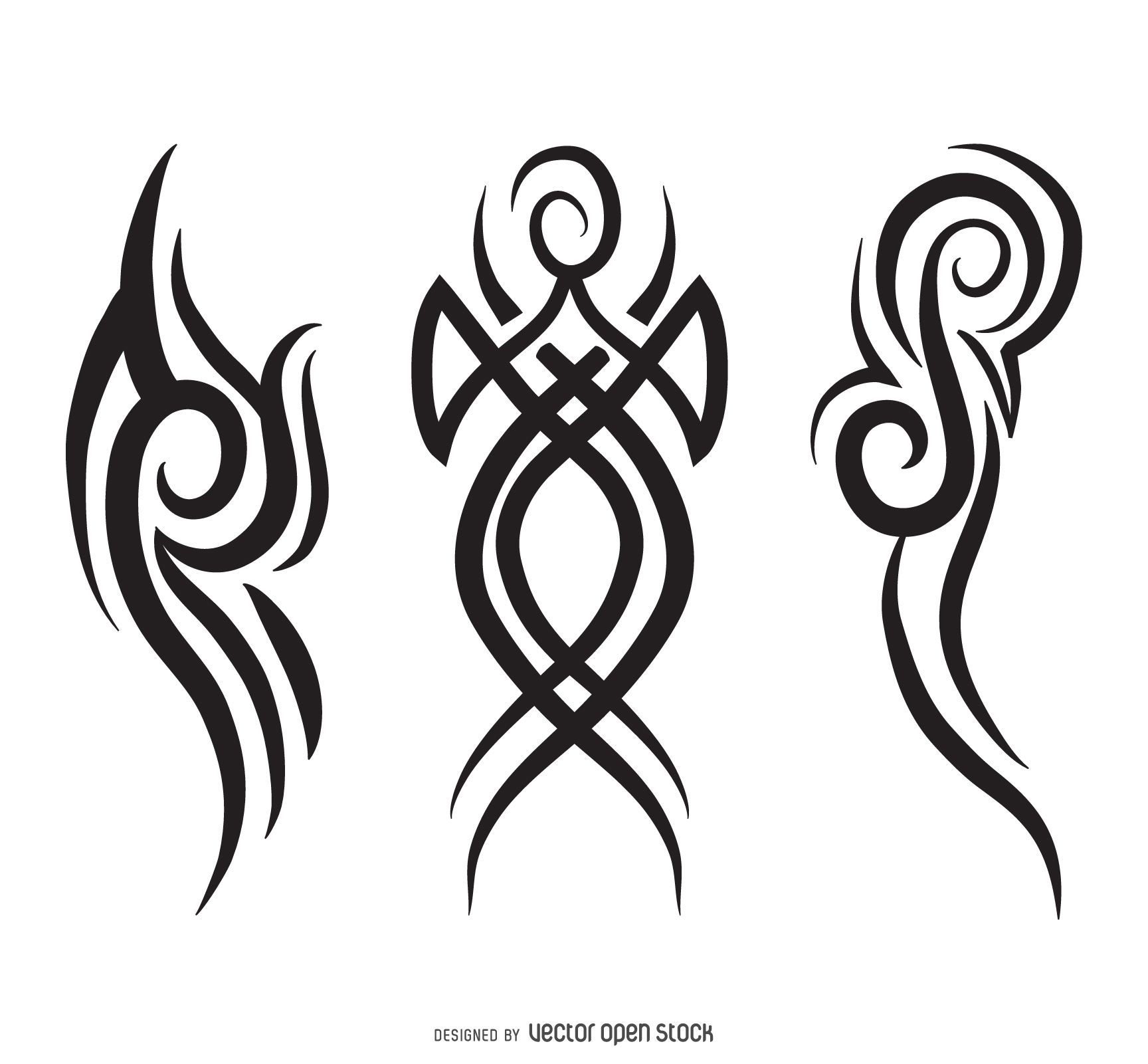 1728x1601 three pinstripe illustrations and tribal designs in black over - Pinstripe Drawings