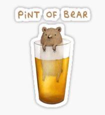 210x230 Pint Drawing Stickers Redbubble - Pint Drawing
