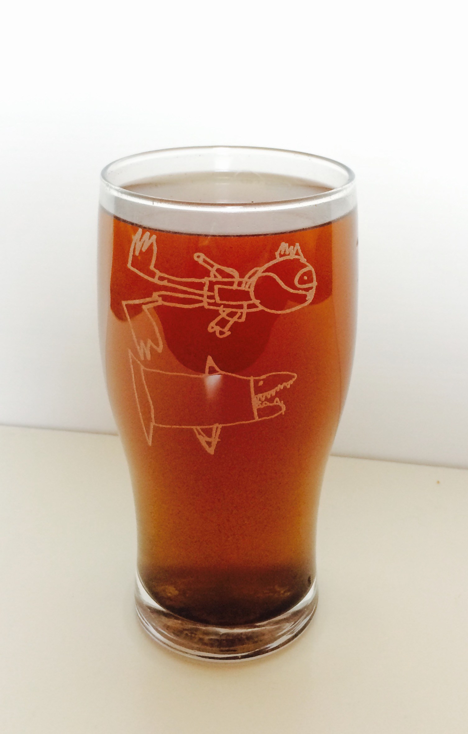 1506x2359 Your Child's Drawing On A Pint Glass! - Pint Drawing
