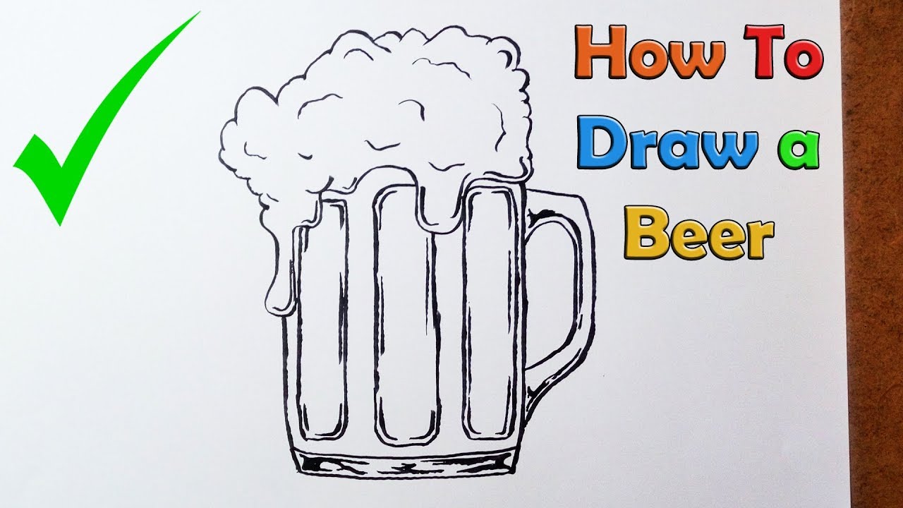 How To Draw A Beer Stein