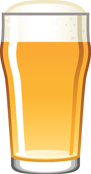 299x573 Pint Clipart - Pint Of Beer Drawing