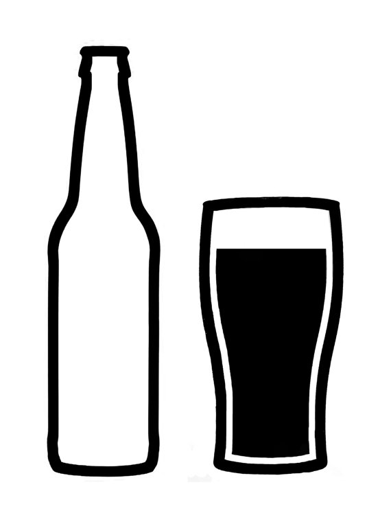 570x763 Beer Drawing Bar Glass For Free Download - Pint Of Beer Drawing