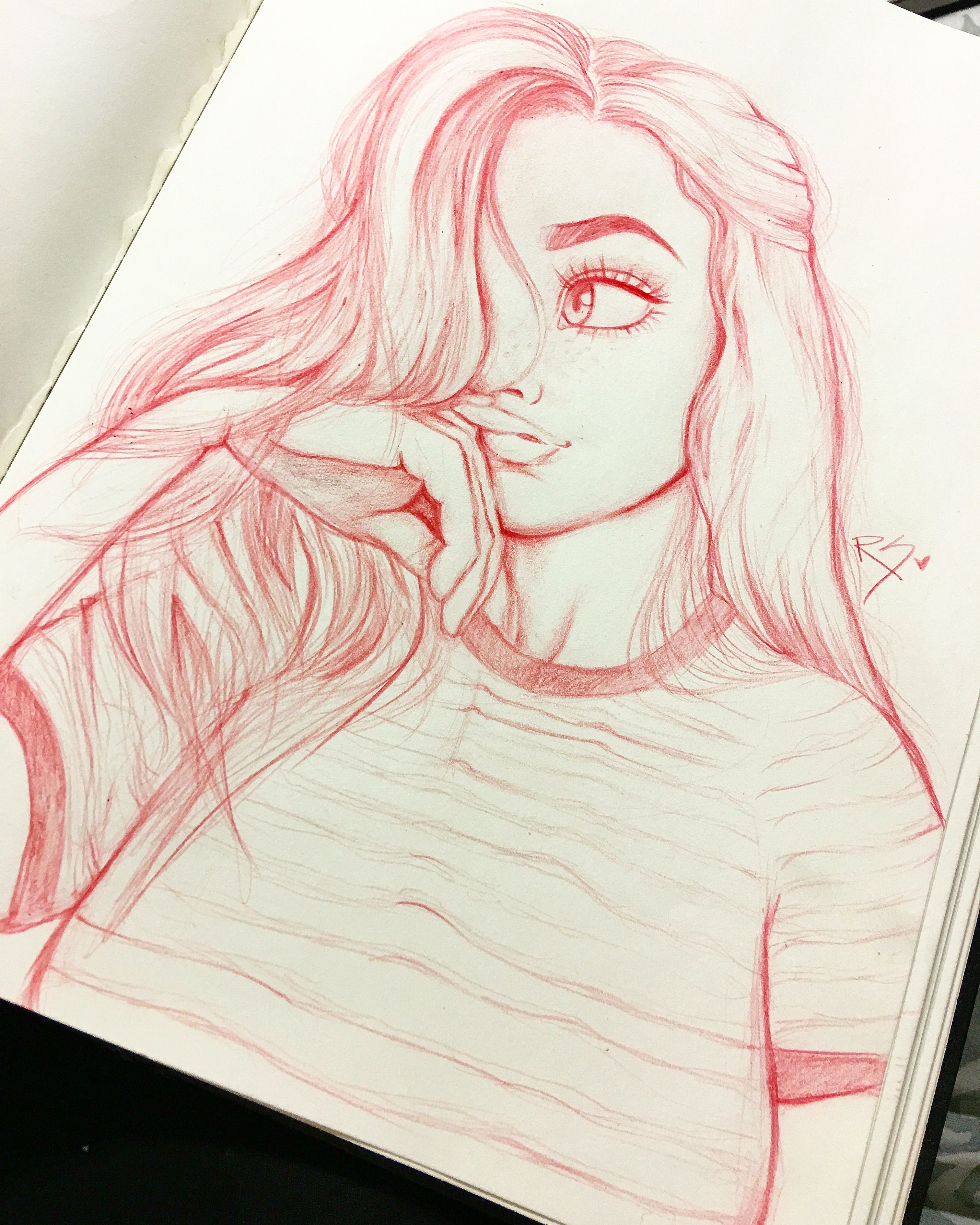 3024x3779 Cute Girl Drawn - Pinterest Girl Drawing
