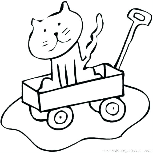 650x650 wagon coloring - Pioneer Wagon Drawing