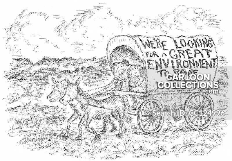 800x554 covered wagon cartoons and comics - Pioneer Wagon Drawing