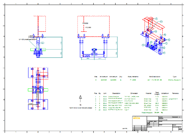 640x466 sample pipe support detail drawing - Pipe Drawing