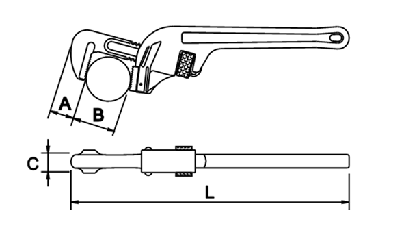 Pipe Wrench Drawing at PaintingValley.com | Explore collection of Pipe