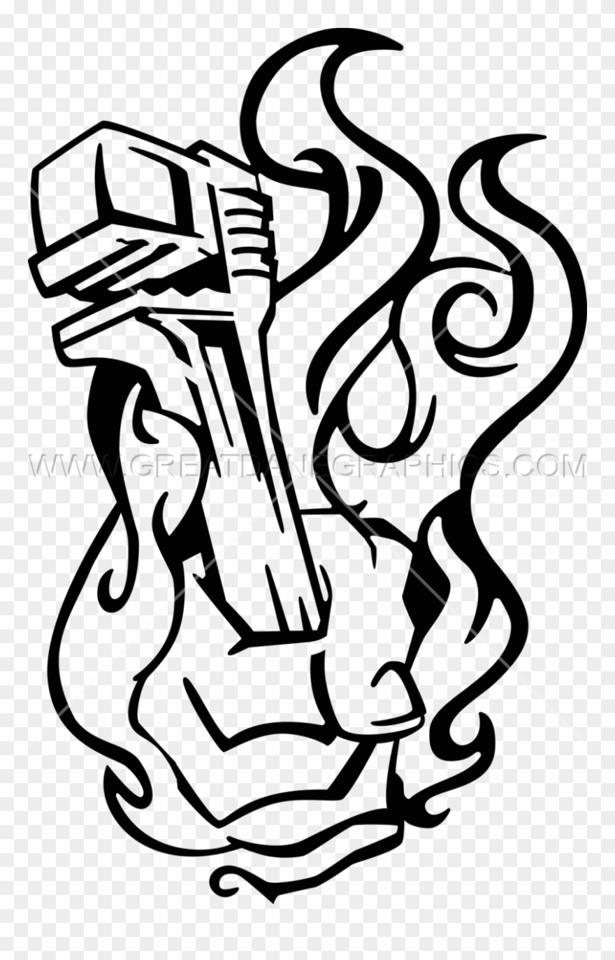 880x1373 Pipe Wrench Drawing At Getdrawings - Pipe Wrench Drawing