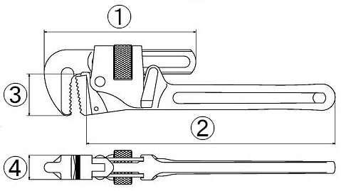 479x269 Pipe Wrench Pw - Pipe Wrench Drawing