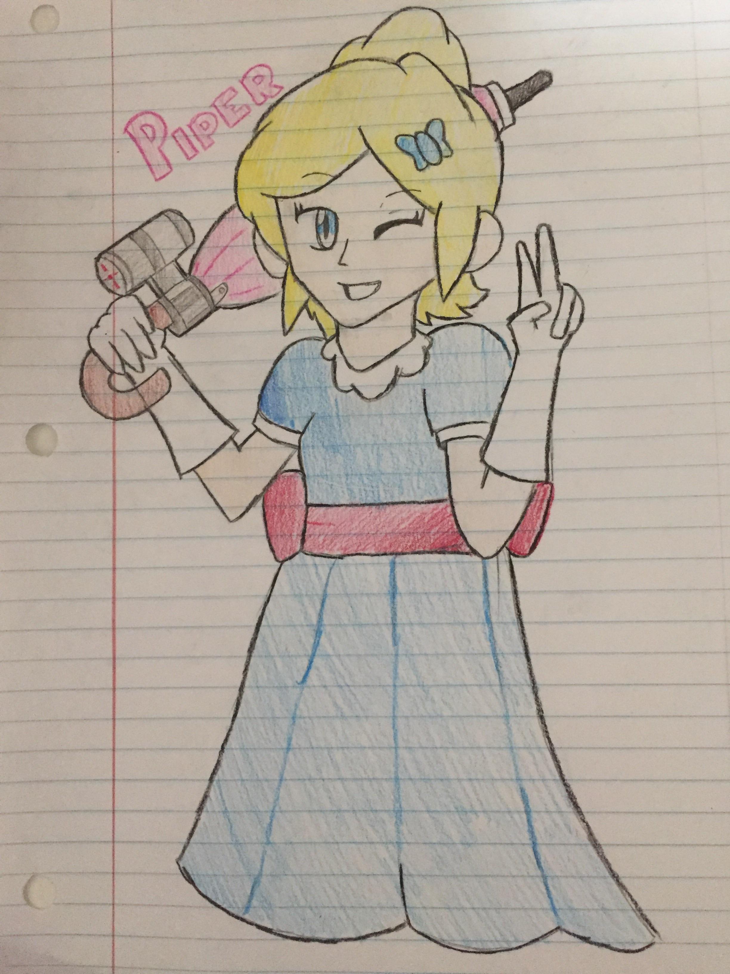 2448x3264 piper drawing brawlstars - Piper Drawing