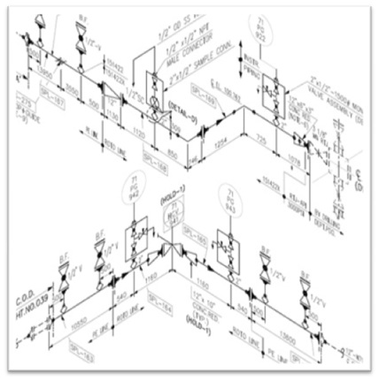 isometric drawings for plumbing layout piping