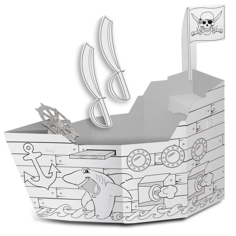 960x960 Pirate Ship Drawing House - Pirate Boat Drawing
