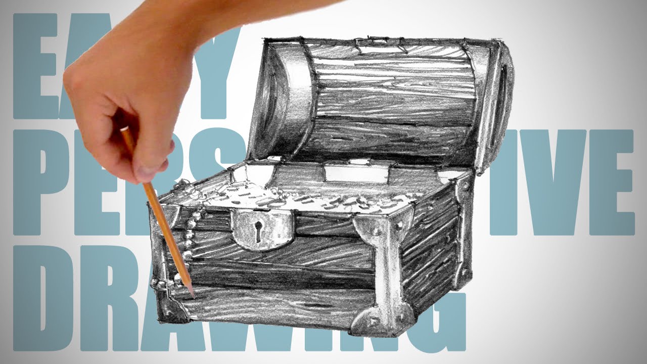 1280x720 How To Draw A Pirate Treasure Chest - Pirate Chest Drawing