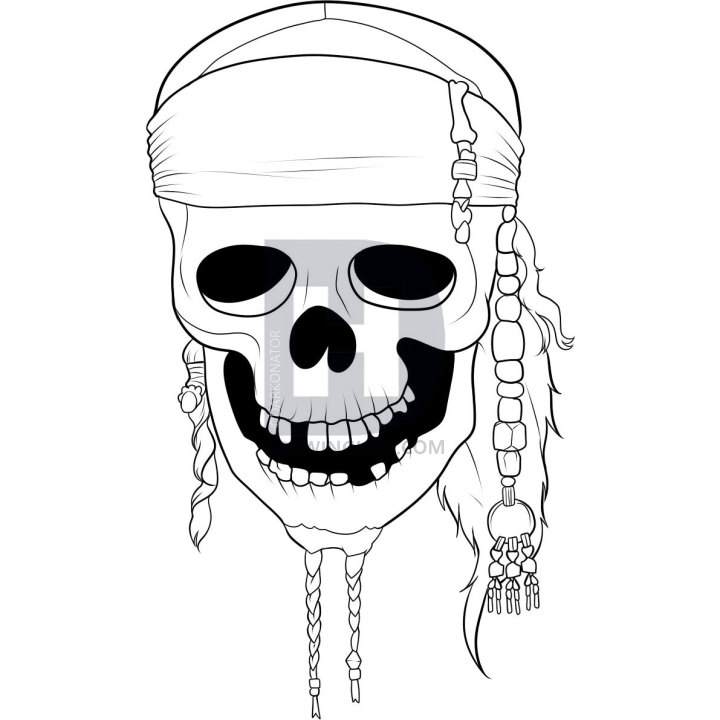 720x720 How To Draw Pirates Of The Caribbean, Step - Pirate Drawing Easy