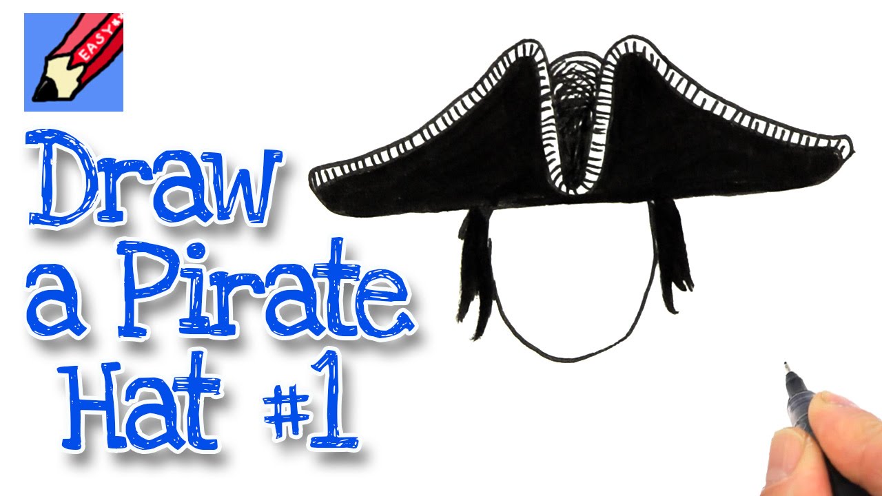 1280x720 How To Draw A Pirate Hat - Pirate Drawing Easy