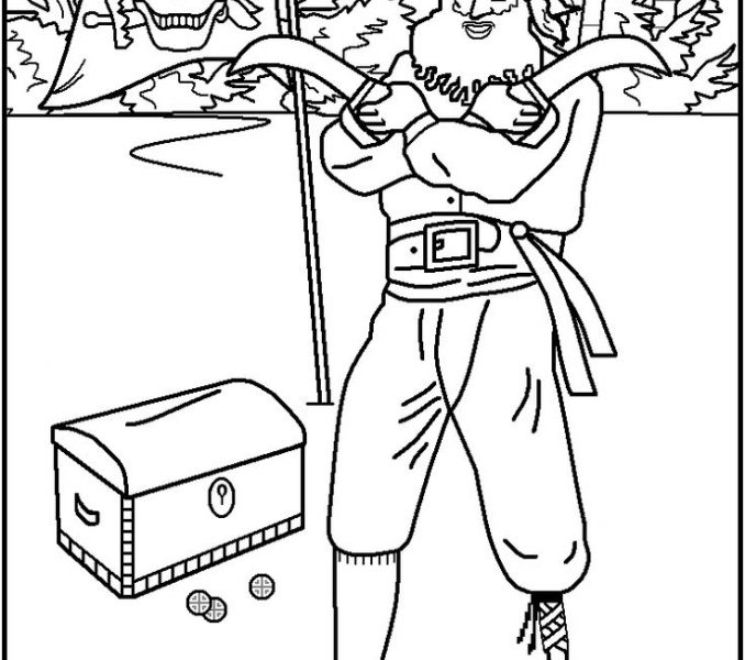 678x600 Pirate Drawing For Kids At Getdrawings Free For Personal Use - Pirate Drawing For Kids