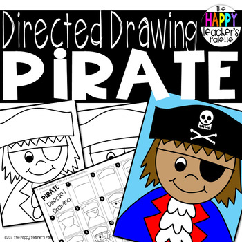 350x350 Directed Drawing Pirate - Pirate Drawing Pictures