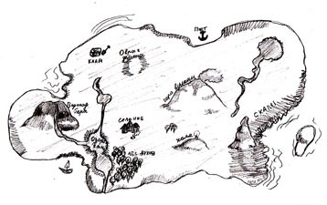 358x225 How To Draw A Pirate Map - Pirate Drawing Pictures