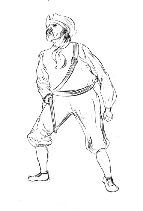 477x700 pirate drawing pictures drawing skill - Pirate Drawing Pictures