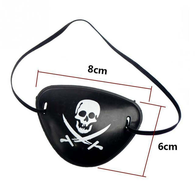640x640 Online Shop X Eyes Mask Halloween Props Caribbean Pirates Eye - Pirate Eye Patch Drawing