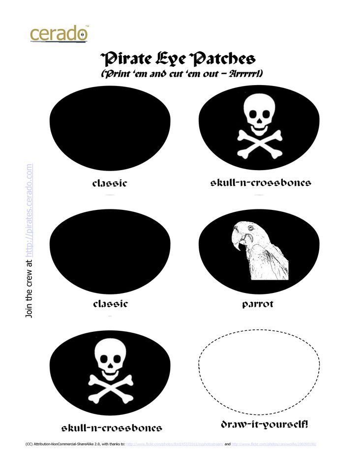 Pirate Eye Patch Drawing at Explore collection of