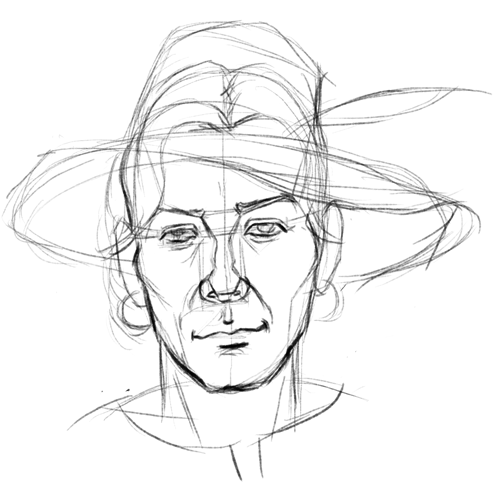 500x500 How To Draw Pirates With Easy Step - Pirate Face Drawing