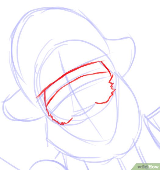 525x559 How To Draw A Pirate - Pirate Face Drawing