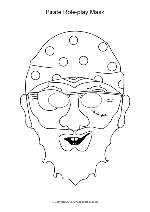 302x427 Pirates Primary Teaching Resources Printables - Pirate Face Drawing