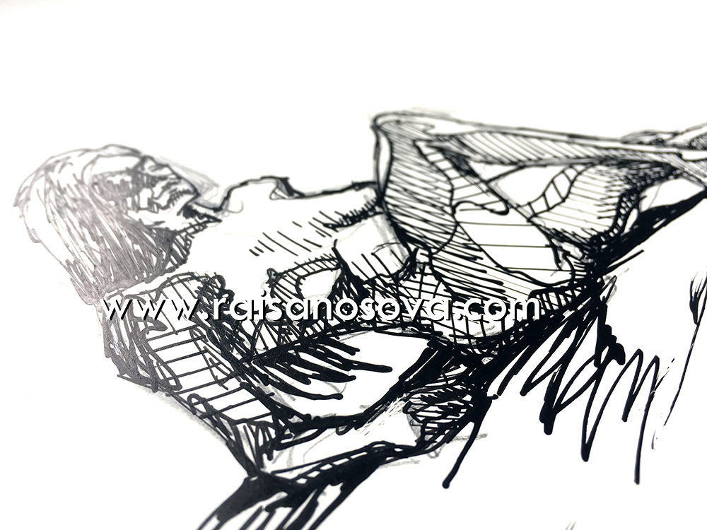 1000x750 Pirategirl Raisa Nosova - Pirate Girl Drawing