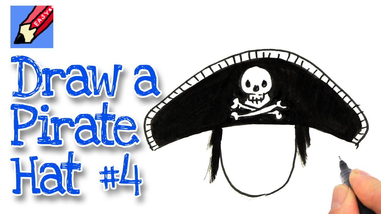 1280x720 how to draw a pirate hat - Pirate Hat Drawing