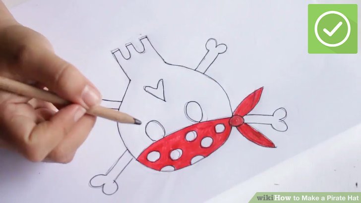 728x410 ways to make a pirate hat - Pirate Hat Drawing