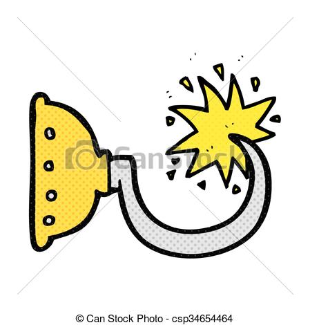 449x470 freehand drawn cartoon pirate hook - Pirate Hook Drawing