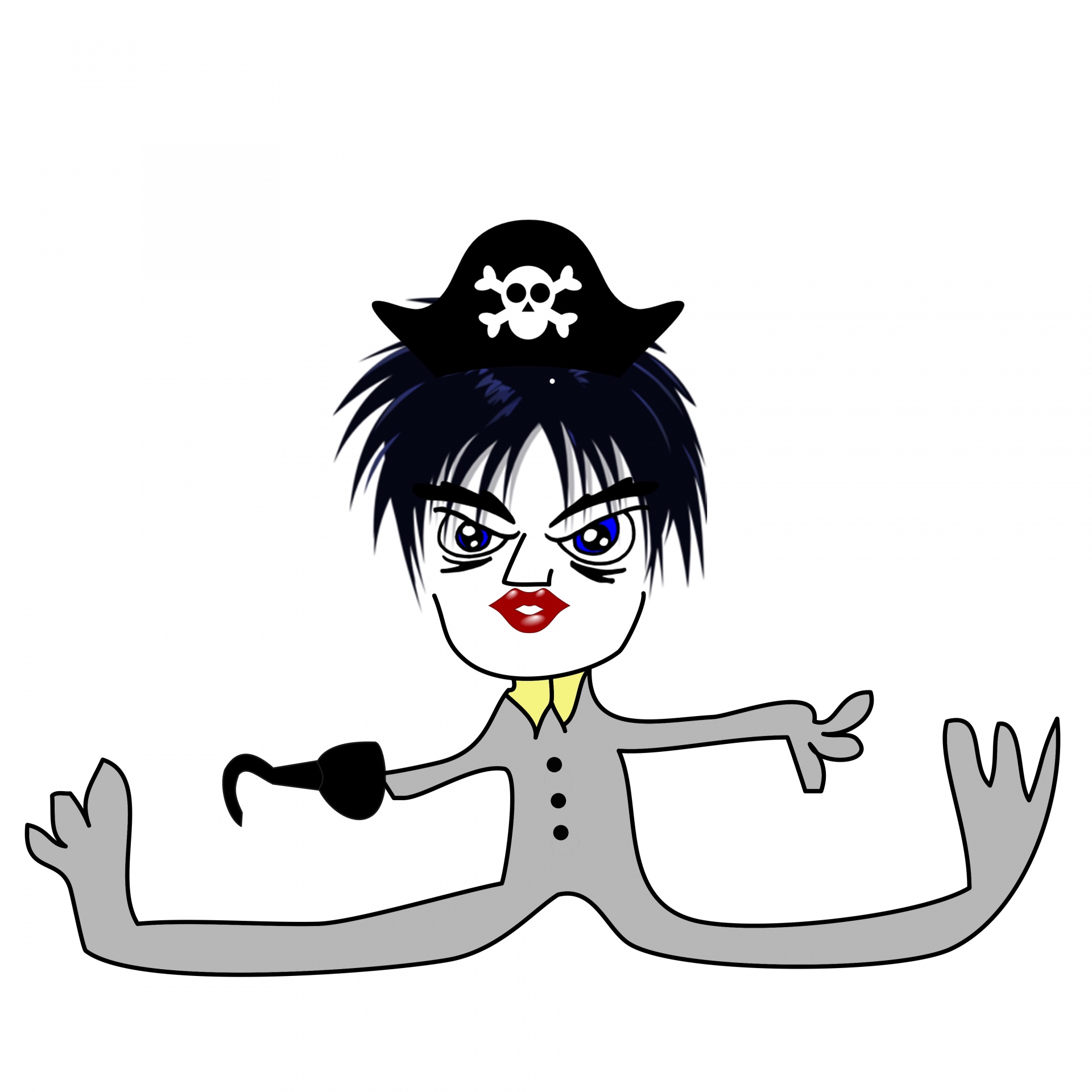 1920x1920 pirate, caricature, cartoon, drawing, hook - Pirate Hook Drawing