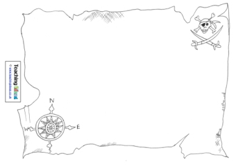 340x240 Design A Treasure Map Teaching Ideas - Pirate Map Drawing