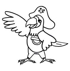 236x240 best pirate parrot images pirate parrot, parrots, pirates - Pirate Parrot Drawing