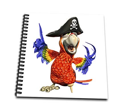 425x386 Boehm Graphics Cartoon - Pirate Parrot Drawing