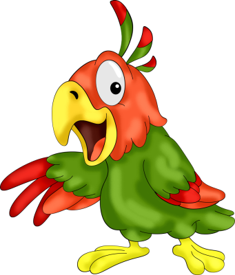 341x400 Drawing Pirates Pirate Parrot Transparent Png Clipart Free - Pirate Parrot Drawing