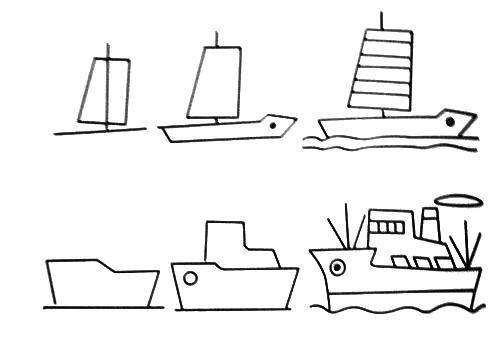 500x350 How To Draw A Pirate Ship Easy Step - Pirate Ship Drawing