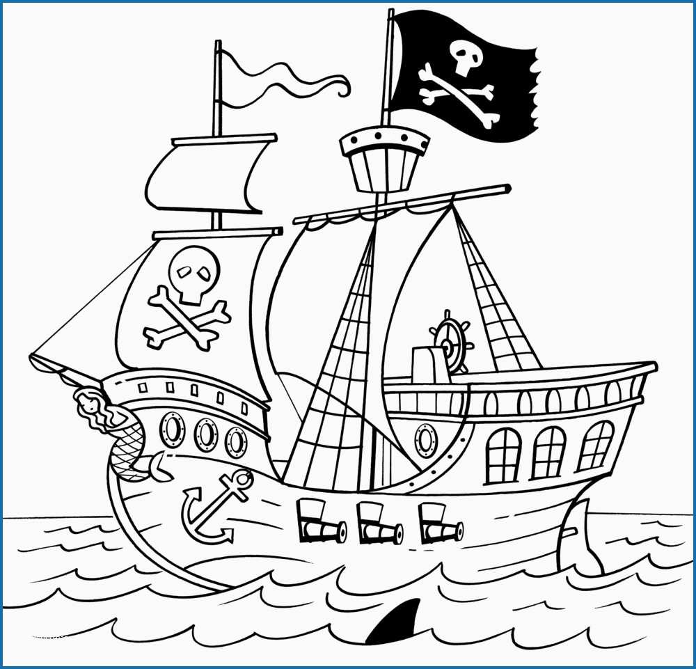 1000x961 ship coloring pages unique simple pirate ship drawing sketch - Pirate Ship Drawing