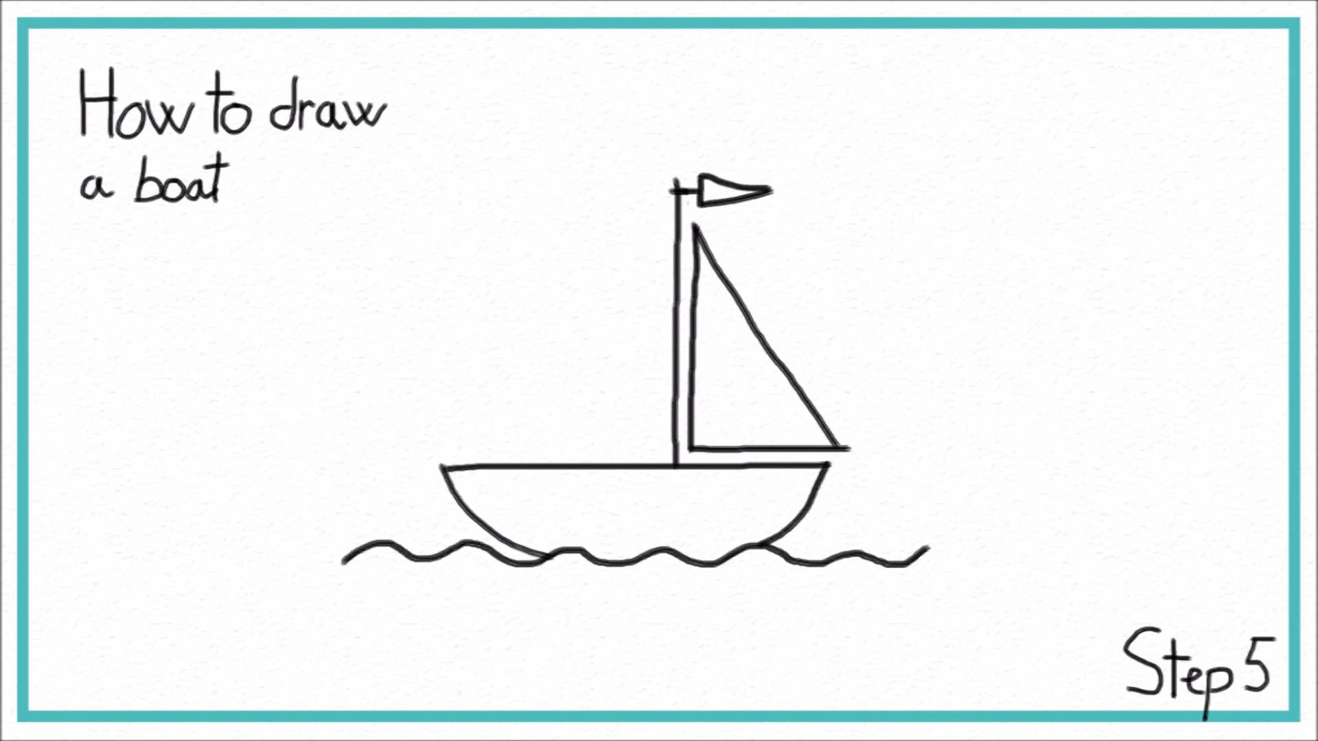1920x1080 easy drawings of ship simple drawing of a ship how to draw - Pirate Ship Drawing Easy