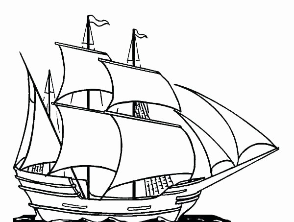 Pirate Ship Drawing For Kids at PaintingValley.com | Explore collection ...