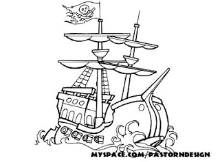 320x236 Pastorns Design O Rama Extravaganza Pirate Ship Line Drawing - Pirate Ship Line Drawing