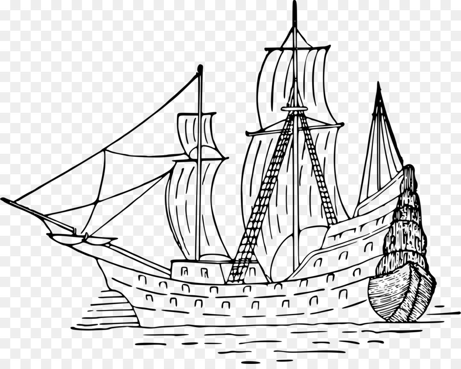 900x720 Drawing Pictures Ship For Free Download - Pirate Ship Line Drawing