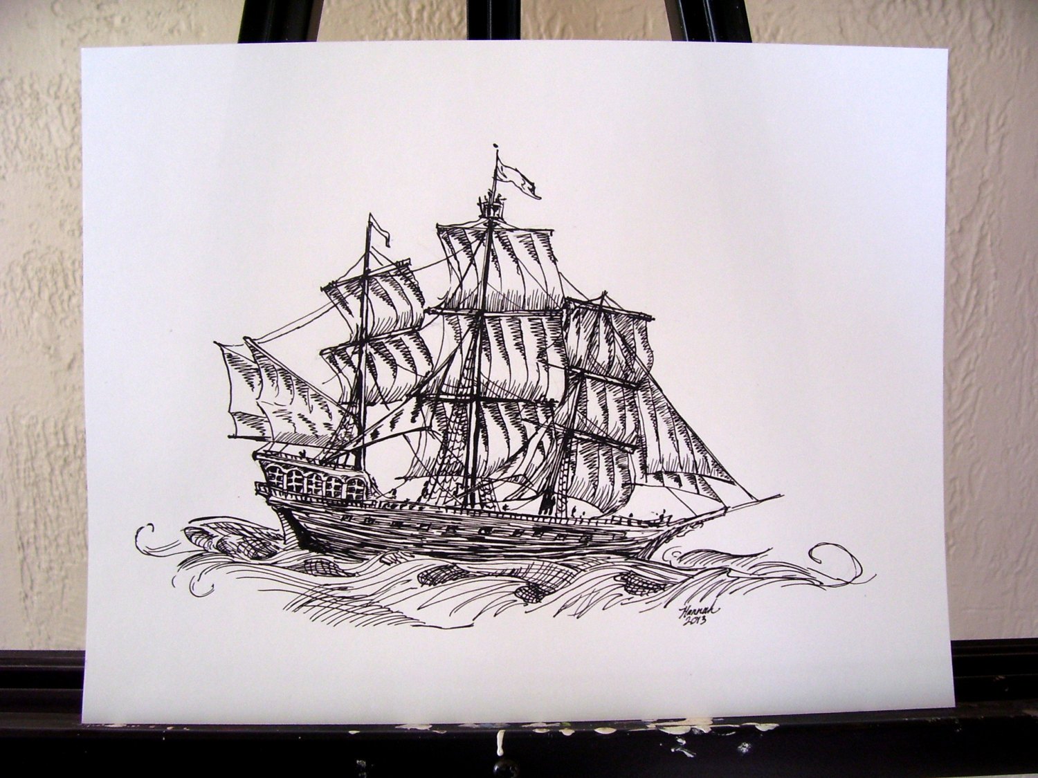 1500x1125 Mermaid Pirate Ship Drawings - Pirate Ship Pencil Drawing