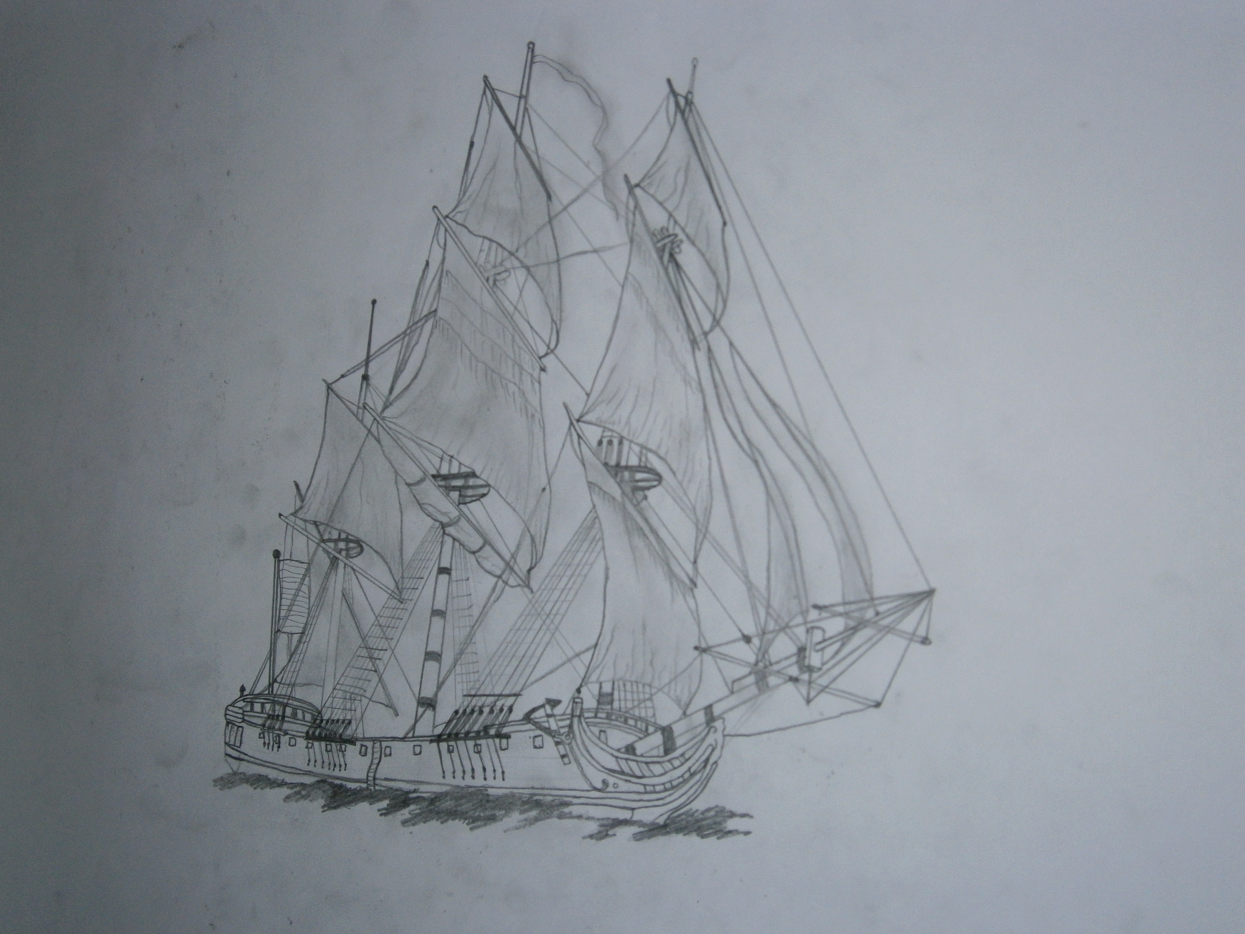4288x3216 Best Set Of Drawing Pencils Unique Pirate Ship Pencil Drawing - Pirate Ship Pencil Drawing
