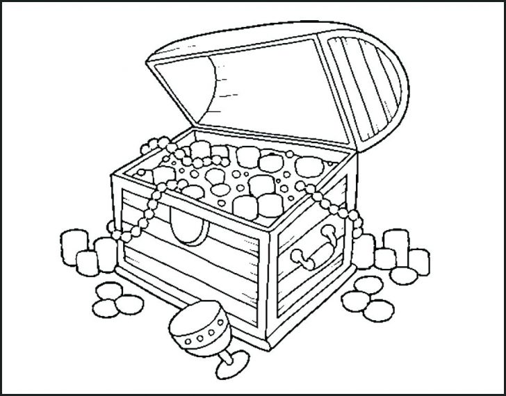 728x570 treasure chest colouring pictures coloring pages printable sheets - Pirate Treasure Chest Drawing